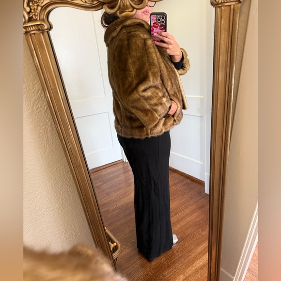 Terry Lewis faux fur jacket coat - Picture 5 of 9